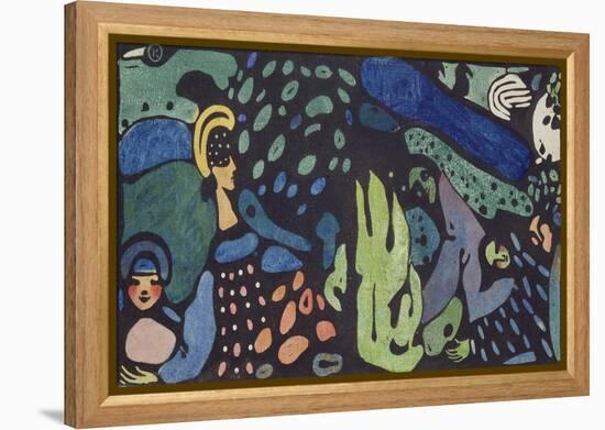 Dreaming Children-Wassily Kandinsky-Framed Premier Image Canvas