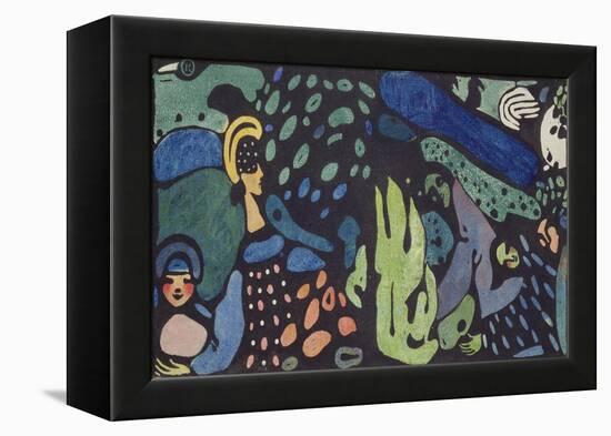 Dreaming Children-Wassily Kandinsky-Framed Premier Image Canvas