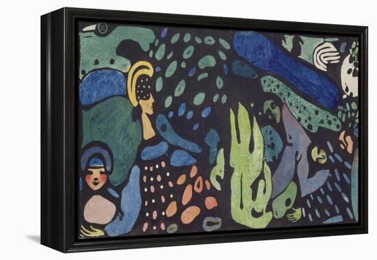 Dreaming Children-Wassily Kandinsky-Framed Premier Image Canvas