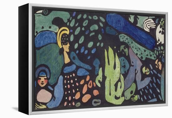 Dreaming Children-Wassily Kandinsky-Framed Premier Image Canvas