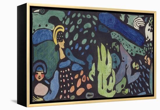 Dreaming Children-Wassily Kandinsky-Framed Premier Image Canvas