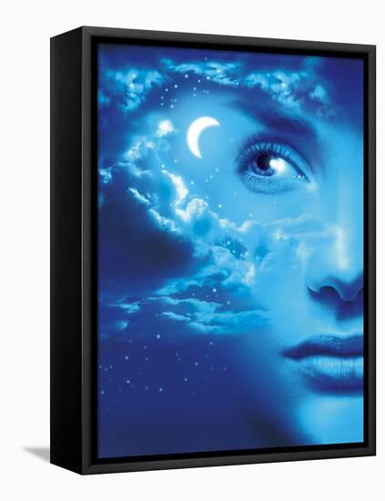 Dreaming, Conceptual Image-SMETEK-Framed Premier Image Canvas