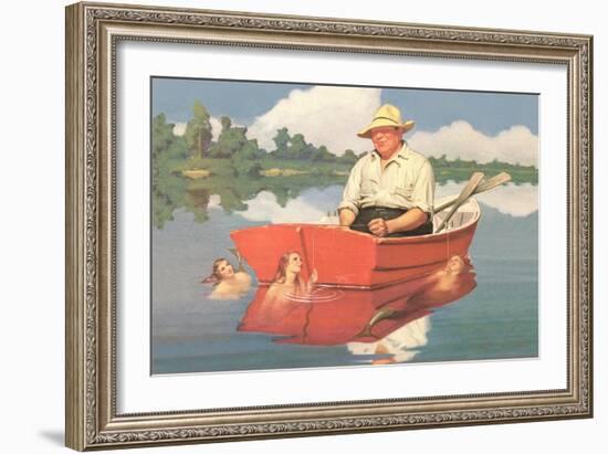 Dreaming Fisherman-null-Framed Art Print