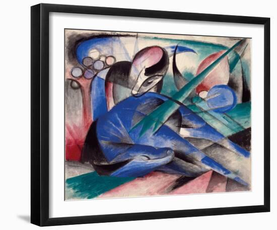 Dreaming Horse-Franz Marc-Framed Giclee Print