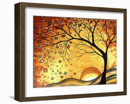 Dreaming in Gold-Megan Aroon Duncanson-Framed Art Print