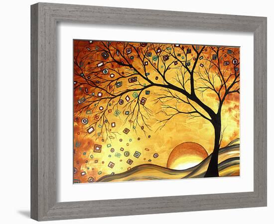 Dreaming in Gold-Megan Aroon Duncanson-Framed Premium Giclee Print