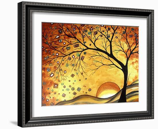 Dreaming in Gold-Megan Aroon Duncanson-Framed Premium Giclee Print