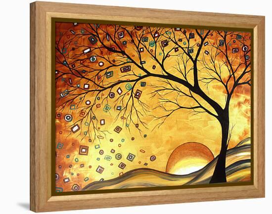 Dreaming in Gold-Megan Aroon Duncanson-Framed Stretched Canvas