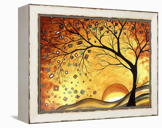 Dreaming in Gold-Megan Aroon Duncanson-Framed Stretched Canvas