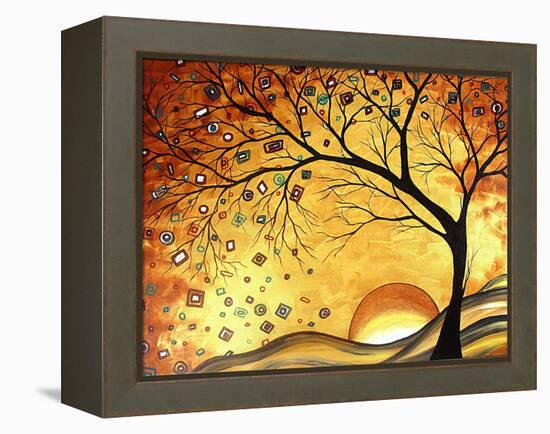 Dreaming in Gold-Megan Aroon Duncanson-Framed Stretched Canvas