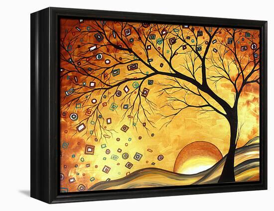 Dreaming in Gold-Megan Aroon Duncanson-Framed Stretched Canvas