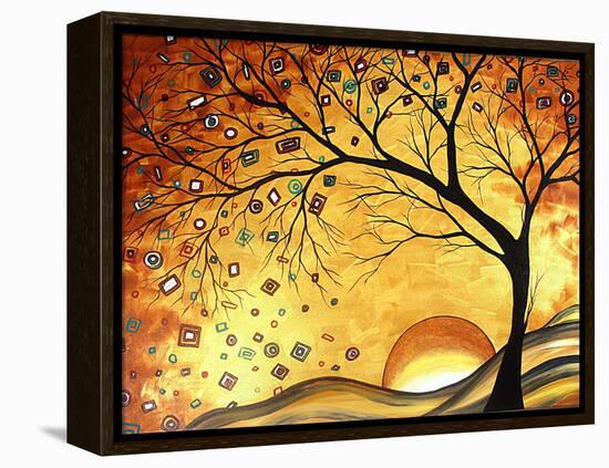 Dreaming in Gold-Megan Aroon Duncanson-Framed Stretched Canvas