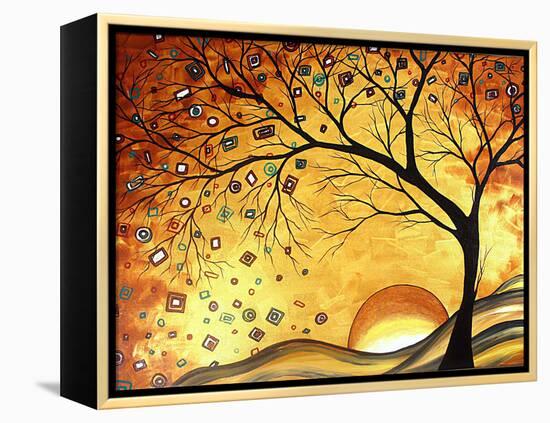 Dreaming in Gold-Megan Aroon Duncanson-Framed Stretched Canvas