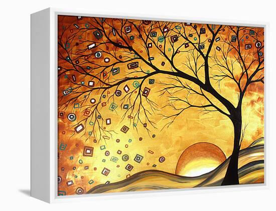 Dreaming in Gold-Megan Aroon Duncanson-Framed Stretched Canvas