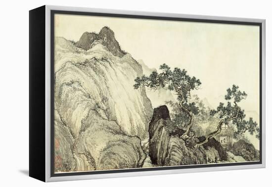 Dreaming of Immortality in a Thatched Cottage, Ming Dynasty, China-T'ang Yin-Framed Premier Image Canvas