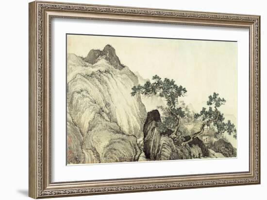 Dreaming of Immortality in a Thatched Cottage, Ming Dynasty, China-T'ang Yin-Framed Giclee Print