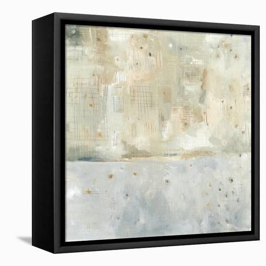 Dreaming of the Shore Neutral-Melissa Averinos-Framed Stretched Canvas