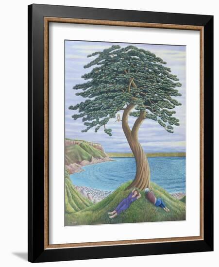 Dreaming of Trees on Portland, 2001-Liz Wright-Framed Giclee Print