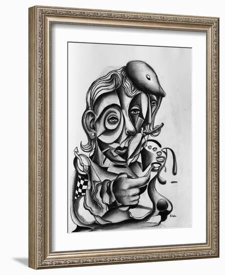 Dreaming of Youth, C.2021 (Charcoal on Paper)-Blake Munch-Framed Giclee Print