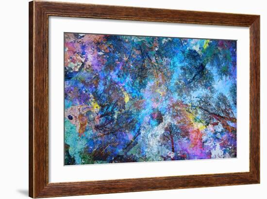 Dreaming up to the Trees-Michael Broom-Framed Art Print