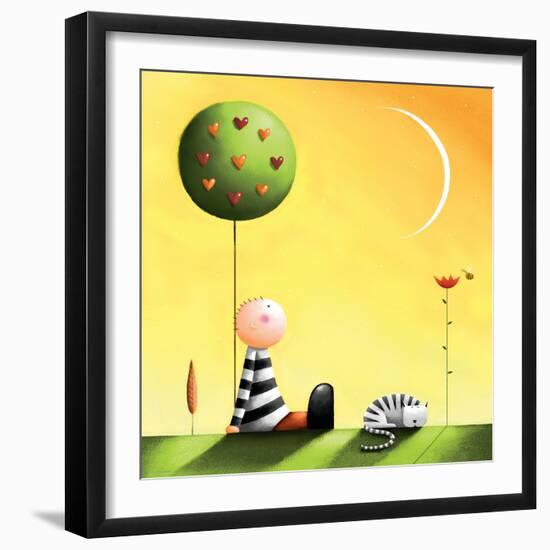 Dreaming-Jo Parry-Framed Art Print