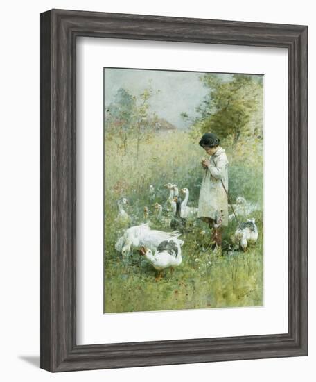 Dreaming-Luigi Chialiva-Framed Giclee Print