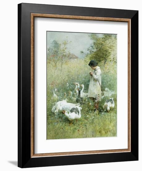 Dreaming-Luigi Chialiva-Framed Giclee Print