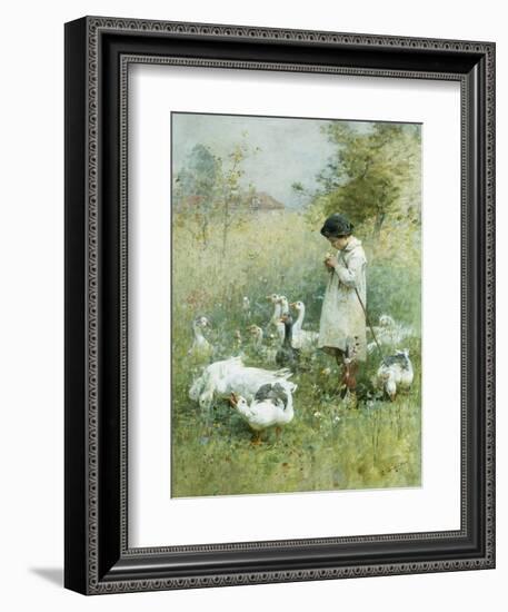 Dreaming-Luigi Chialiva-Framed Giclee Print