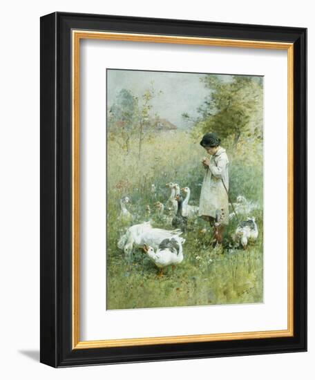 Dreaming-Luigi Chialiva-Framed Giclee Print