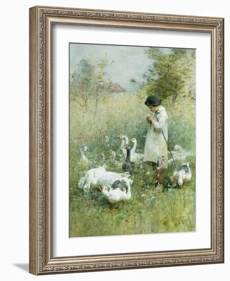 Dreaming-Luigi Chialiva-Framed Giclee Print