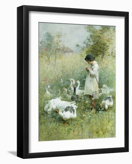 Dreaming-Luigi Chialiva-Framed Giclee Print