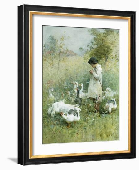 Dreaming-Luigi Chialiva-Framed Giclee Print