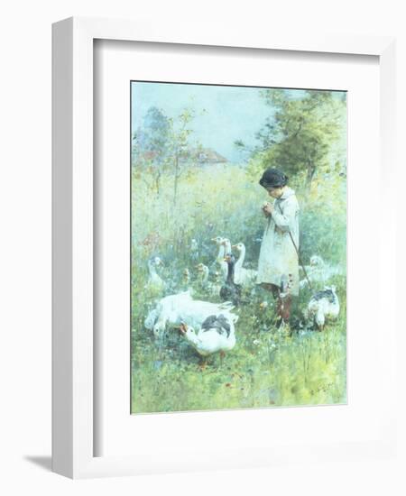 Dreaming-Luigi Chialiva-Framed Giclee Print