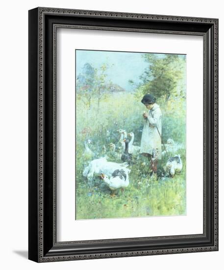 Dreaming-Luigi Chialiva-Framed Giclee Print