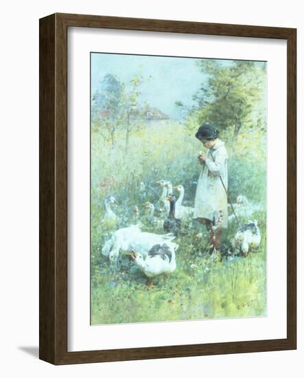 Dreaming-Luigi Chialiva-Framed Giclee Print