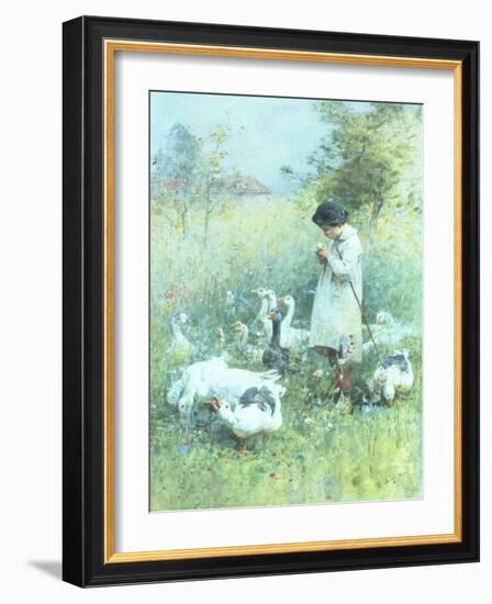 Dreaming-Luigi Chialiva-Framed Giclee Print