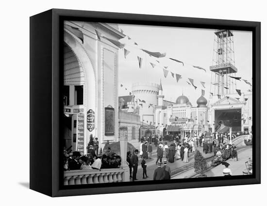 Dreamland Park, Coney Island, N.Y.-null-Framed Stretched Canvas