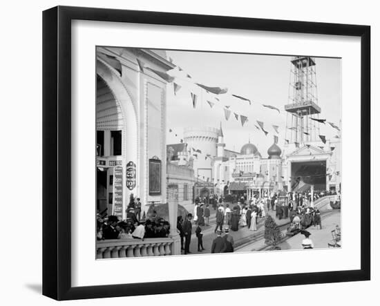 Dreamland Park, Coney Island, N.Y.-null-Framed Photo