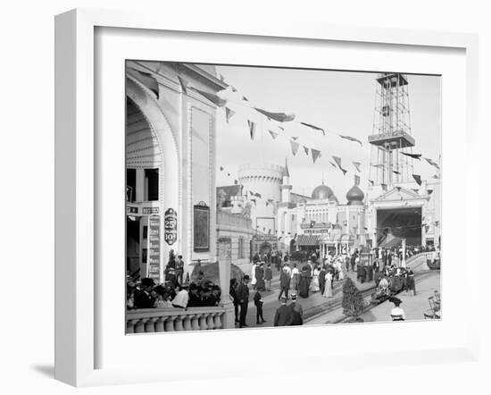 Dreamland Park, Coney Island, N.Y.-null-Framed Photo