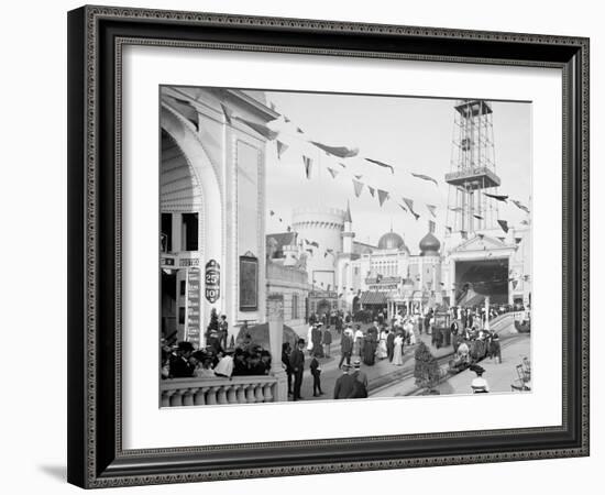 Dreamland Park, Coney Island, N.Y.-null-Framed Photo