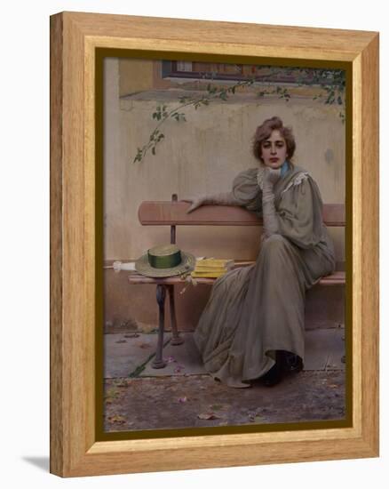 Dreams, 1896-Vittorio Corcos-Framed Stretched Canvas