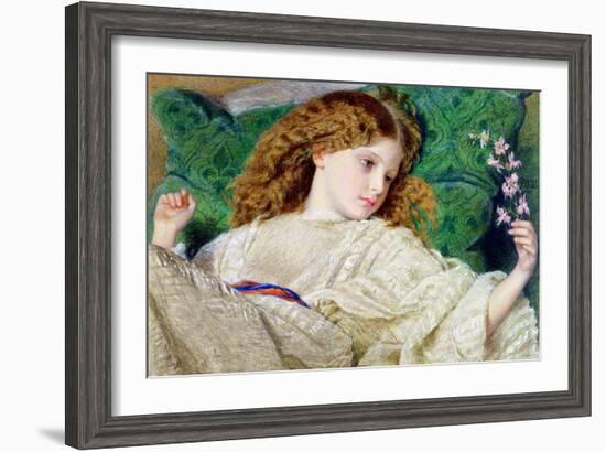 Dreams, C.1861 (W/C, Bodycolour and Gum over Graphite on Card) (See 133888)-Sir Frederick William Burton-Framed Giclee Print