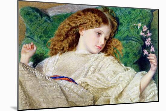 Dreams, C.1861 (W/C, Bodycolour and Gum over Graphite on Card) (See 133888)-Sir Frederick William Burton-Mounted Giclee Print