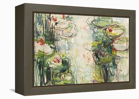 Dreams of Summer in Giverny-Lilia Orlova Holmes-Framed Stretched Canvas