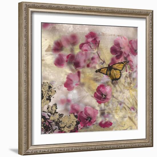 Dreamtime Butterflies 1-Matina Theodosiou-Framed Art Print