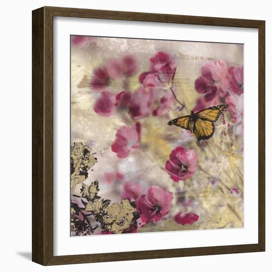 Dreamtime Butterflies 1-Matina Theodosiou-Framed Art Print