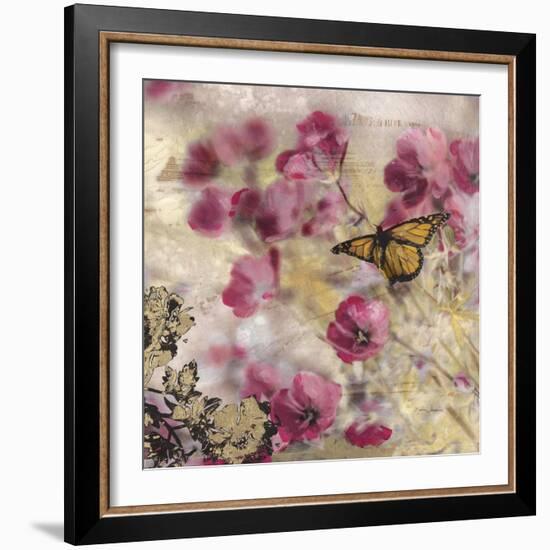 Dreamtime Butterflies 1-Matina Theodosiou-Framed Art Print