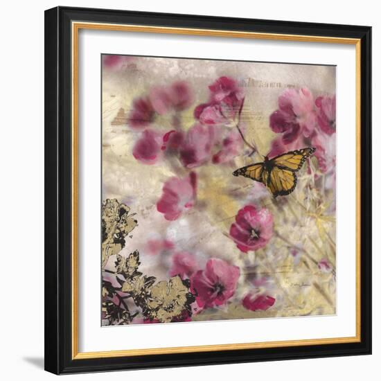 Dreamtime Butterflies 1-Matina Theodosiou-Framed Art Print