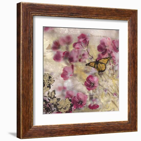 Dreamtime Butterflies 1-Matina Theodosiou-Framed Art Print