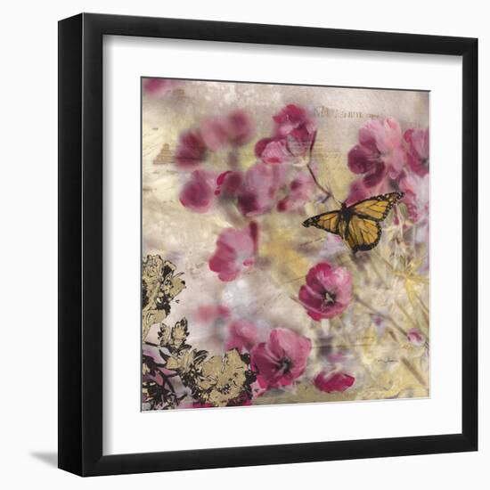 Dreamtime Butterflies 1-Matina Theodosiou-Framed Art Print